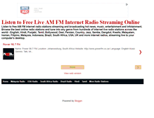 Tablet Screenshot of internet-live-radio.com